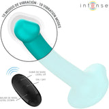 INTENSE - KATIE VIBRATOR MIT SAUGNÄPFEN 10 VIBRATIONEN BLAU FERNBEDIENUNG - Vanelion Paradise