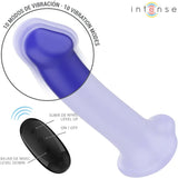 INTENSE - VICTORIA VIBRATOR MIT SAUGNAPF 10 VIBRATIONEN DUNKELBLAU FERNBEDIENUNG - Vanelion Paradise