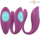 INTENSE - ANNIE U-FÖRMIGER VIBRATOR UND STIMULATOR LILA FERNBEDIENUNG - Vanelion Paradise