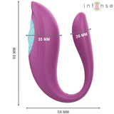 INTENSE - ANNIE U-FÖRMIGER VIBRATOR UND STIMULATOR LILA FERNBEDIENUNG - Vanelion Paradise