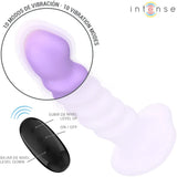 INTENSE - BRENDA VIBRATOR GRÖSSE M SPIRALENDESIGN 10 VIBRATIONEN LILA FERNBEDIENUNG - Vanelion Paradise