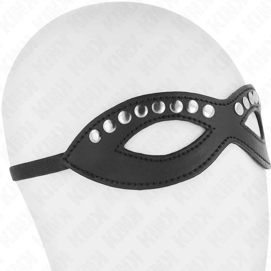 KINK BDSM Augenmaske mit Nieten – erotisches Fetisch-Accessoire - Vanelion Paradise