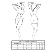 PASSION - BELISSANA BH + STRING SET BLAU S/M - Vanelion Paradise