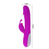 PRETTY LOVE - FLIRTATION ROBERT VIBRATOR MIT KLITORIS-STIMULATOR - Vanelion Paradise