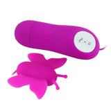 BAILE - LOVE EGGS BUTTERFLY CLITORIS STIMULATOR 12 GESCHWINDIGKEITEN LILA FERNBEDIENUNG - Vanelion Paradise