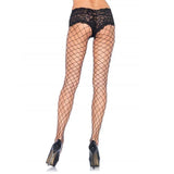 LEG AVENUE - NETZHOSE MIT SPITZENSHORTS - Vanelion Paradise