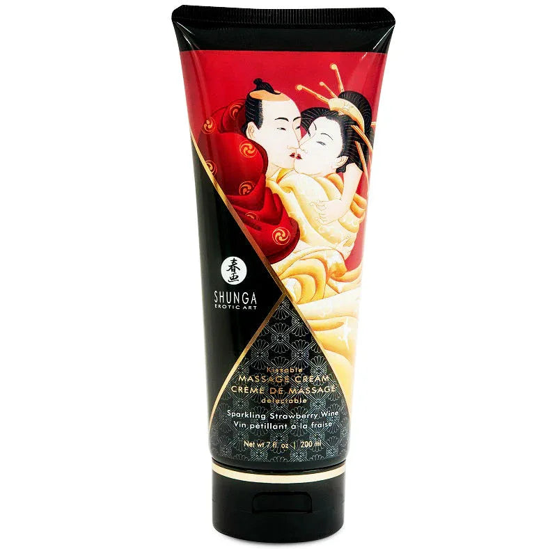 SHUNGA - ERDBEER-CAVA-MASSAGECREME 200 ML - Vanelion Paradise