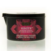KAMASUTRA - STRAWBERRY DREAMS MASSAGEKERZE 170 GR - Vanelion Paradise