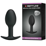 PRETTY LOVE - SILIKON ANALPLUG 6.5 CM SCHWARZ - Vanelion Paradise