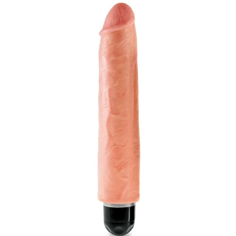 KING COCK - STEIFER REALISTISCHER VIBRATOR 25.4 CM NATÜRLICH - Vanelion Paradise