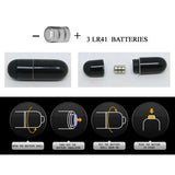 BAILE - BRAVE MAN PENISABDECKUNG MIT KANINCHEN SCHWARZ 16.5 CM - Vanelion Paradise