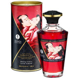 SHUNGA - MASSAGEÖL MIT WÄRMEEFFEKT INTENSIVEM KIRSCHGESCHMACK 100 ML - Vanelion Paradise