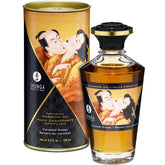 SHUNGA - MASSAGEÖL MIT WÄRMEEFFEKT, KARAMELLGESCHMACK 100 ML - Vanelion Paradise