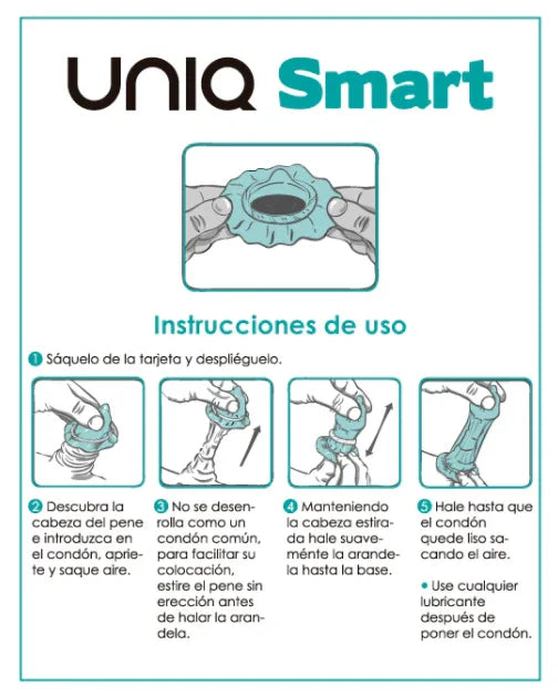 UNIQ Smart Kondome (3 Stk) – Latexfrei, Pre-Erection - Vanelion Paradise