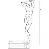 PASSION - WOMAN BS034 WEISSER BODYSTOCKING, EINE GRÖSSE - Vanelion Paradise