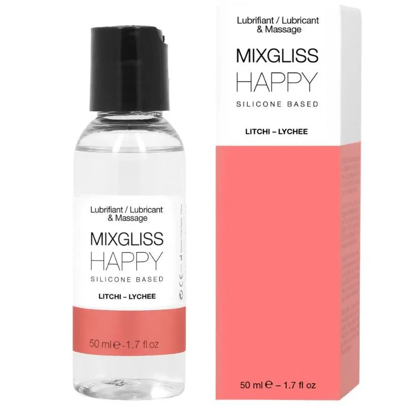 MIXGLISS - HAPPY LITCHI SILIKON-SCHMIERMITTEL 50 ML - Vanelion Paradise