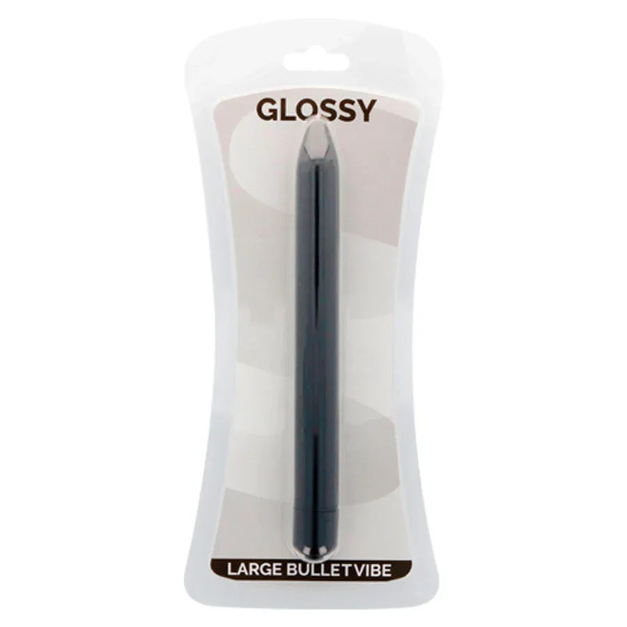GLOSSY - SCHLANKER VIBRATOR SCHWARZ - Vanelion Paradise