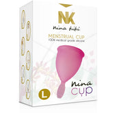 NINA KIKÍ - MENSTRUAL CUP ROSA - GRÖSSE L - Vanelion Paradise