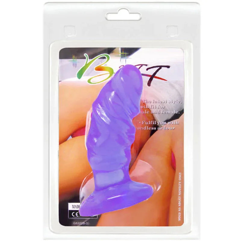 BAILE - UNISEX ANALPLUG MIT LILA FARBENEM SAUGNAPF - Vanelion Paradise