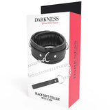 DARKNESS - WEICHE LEDER-HALSKETTE MIT KETTE - Vanelion Paradise