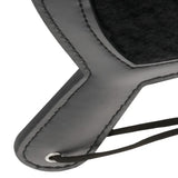 Darkness Velours Fetish Paddle – Schwarz, 19×15 cm - Vanelion Paradise