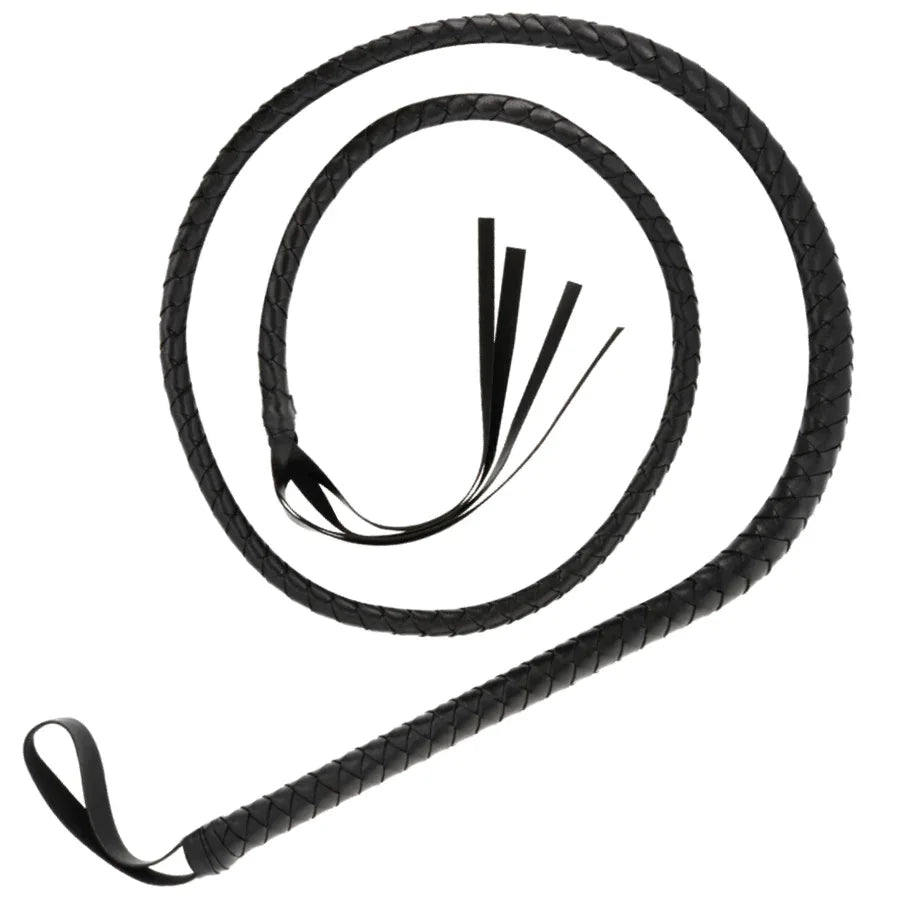 DARKNESS - SCHWARZE BONDAGE-PEITSCHE 210CM - Vanelion Paradise