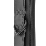 DARKNESS - VERSTELLBARE HANDSCHELLEN AUS SCHWARZEM LEDER - Vanelion Paradise