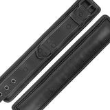 DARKNESS - VERSTELLBARE KNÖCHEL-HANDSCHELLEN AUS SCHWARZEM LEDER - Vanelion Paradise