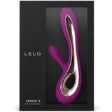 LELO - SORAYA 2 RABBIT DEEP ROSE VIBRATOR - Vanelion Paradise
