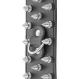 DARKNESS - SKULLS AND BONES SCHWARZE HANDSCHELLEN MIT SPIKES - Vanelion Paradise