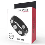 DARKNESS Leder-Erektionsring – Verstellbar, diskret & für intensive Momente - Vanelion Paradise