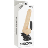 BASECOCK - REALISTISCHER NATÜRLICHER VIBRATOR MIT FERNBEDIENUNG 18.5 CM -O- 4CM - Vanelion Paradise