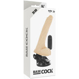 BASECOCK - REALISTISCHER VIBRATOR MIT FERNBEDIENUNG MIT HODEN 20 CM -O- 4 CM - Vanelion Paradise