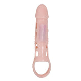BAILE - PENIS EXTENDER COVER MIT VIBRATION UND NATÜRLICHEM GURT 13.5 CM - Vanelion Paradise