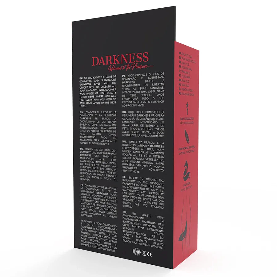 DARKNESS - SILIKON-ANALSPLUG MIT GRAUEM SCHWANZ - Vanelion Paradise