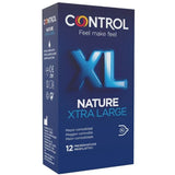 CONTROL - ADAPTA NATURE XL CONDOMS 12 UNITS - Vanelion Paradise