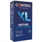 CONTROL - ADAPTA NATURE XL CONDOMS 12 UNITS - Vanelion Paradise