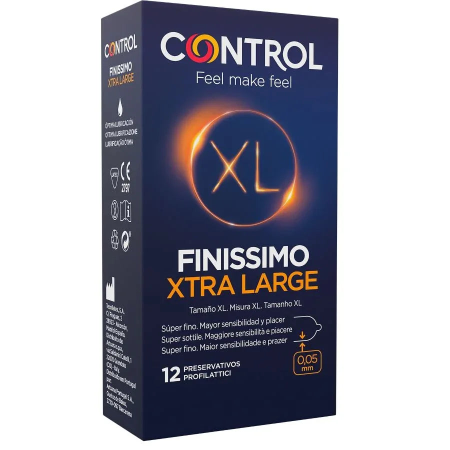 CONTROL - FINISSIMO XL KONDOME 12 EINHEITEN - Vanelion Paradise