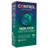 CONTROL - NONSTOP DOTS AND LINES CONDOMS 12 UNITS - Vanelion Paradise