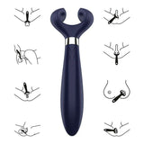 SATISFYER - ENDLESS FUN MULTI VIBRATOR 3 BLAU - Vanelion Paradise