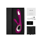 LELO - SORAYA WAVE VIBRATOR RABBIT DEEP ROSE - Vanelion Paradise