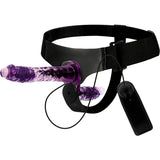 HARNESS ATTRACTION - RODNEY DOUBLE PENETRACI N VIBRATOR 18 CM -O- 3.5 CM - Vanelion Paradise