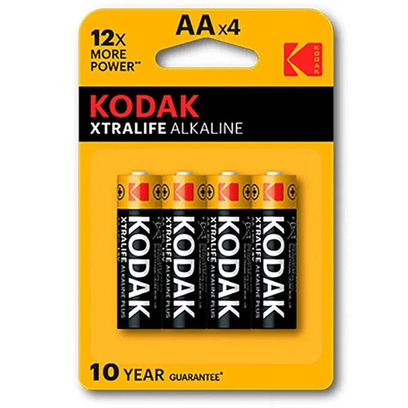 KODAK - XTRALIFE ALKALINE BATTERIE AA LR6 BLISTER * 4 - Vanelion Paradise