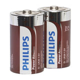 PHILIPS - POWER ALKALINE PILA D LR20 BLISTER * 2 - Vanelion Paradise