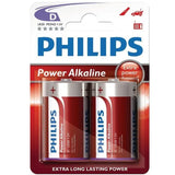 PHILIPS - POWER ALKALINE PILA D LR20 BLISTER * 2 - Vanelion Paradise