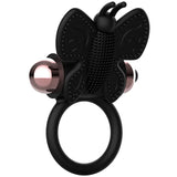 COQUETTE CHIC DESIRE - COCKRING SCHMETTERLING MIT VIBRATOR SCHWARZ/ GOLD - Vanelion Paradise