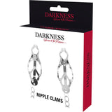 Metall-Nippelklemmen mit Kette – Darkness BDSM-Accessoire - Vanelion Paradise