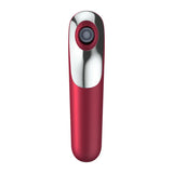 SATISFYER - DUAL LOVE VIBRATOR UND SAUGER MIT PULSIERTER LUFT ROT - Vanelion Paradise