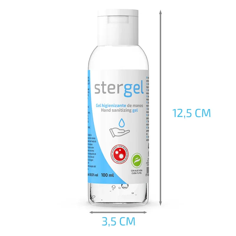 STERGEL - HYDROALKOHOLISCHES HÄNDESANITISIERUNGSGEL ALOE VERA 100ML - Vanelion Paradise