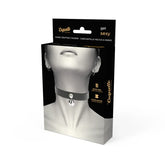 COQUETTE CHIC DESIRE - HALSKETTE AUS VEGANEM LEDER FÜR DAMEN RASSEL-ZUBEHÖR - Vanelion Paradise